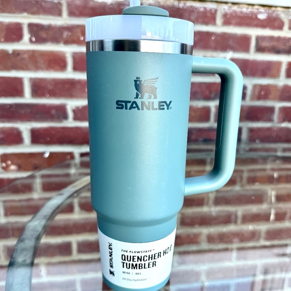 Stanley Cup Flowstate Quencher H2.0 Tumbler 30oz color Shale teal NWoT - Picture 2 of 7